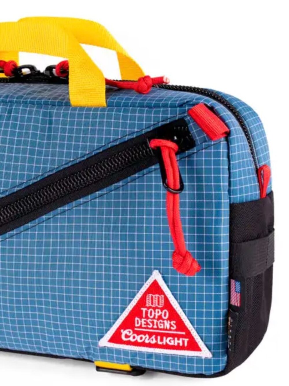 Topo Designs x Coors Light Quick Pack 7L sling red blue yellow gorpcore RARE